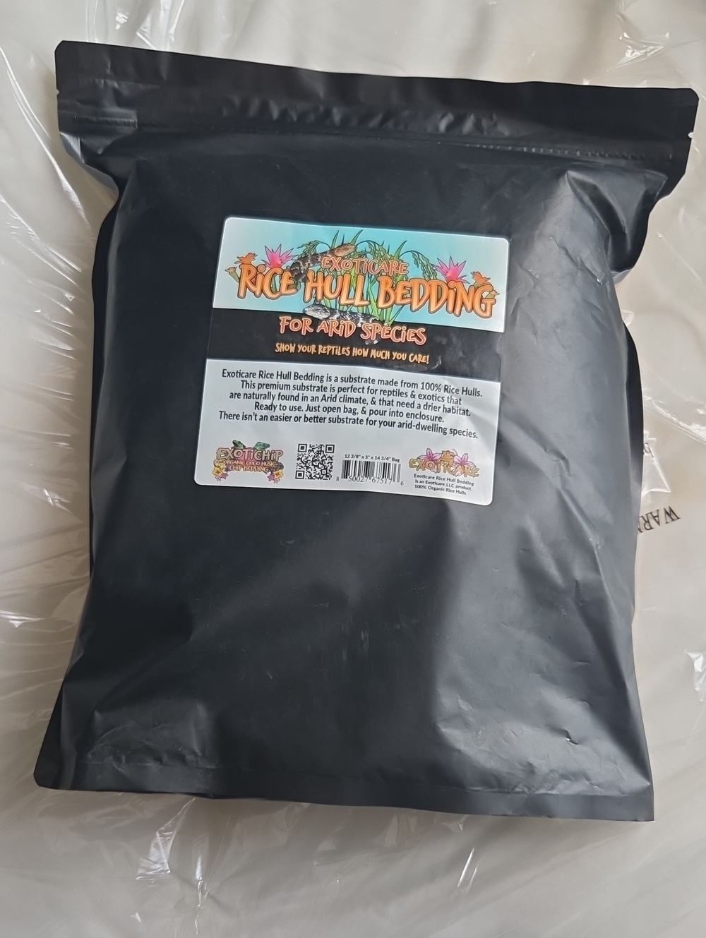 Rice Hull Bedding for Reptiles